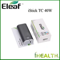 Auténtico Eleaf ISTICK TC 40W MOD 2600MAH Batería incorporada 40W Control de temperatura mod Mod Simple Paking 4 Opciones de color Envío rápido gratis DHL