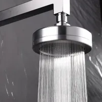 Livraison gratuite en aluminium en métal augmenter la pression de l'eau tête de douche avec filtre de douche amovible peut être nettoyé Boost de pression