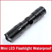 ¡Mini linterna de LED de alta calidad! Fuerte linterna antorcha linterna a prueba de agua penlight linterna Envío gratis