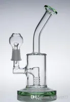 NEW 7&quot; inches glass art glass bong oil rig dabs water pipe hookah Inline perk Brand bong smoking pipe glass pipe