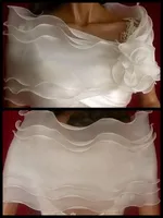 Romantic White Bolero Women Strapless Feminino Customized Wedding Accessories US 2-6 Wedding Jacket Acessorios Para Mulher