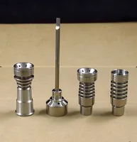 14MM and 19MM Male and Female domeless titanium nail GR2 Ti Nails carb cap dabber glass bong oil rig