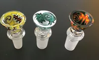 New Arrival Galss Bowls with 14mm 18.8mm Male Colorful Bowls For Glass Bongs Water Pipes Glass Adapter Smoking Accessories