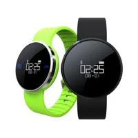 UW1 intelligente bracciale orologio da polso impermeabile IP67 Bluetooth 4.0 frequenza cardiaca Contapassi intelligente orologio da polso Wristband Sport per iOS Andriod