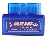 Elm327 mini elm 327 V2.1 OBD2 Interface Bluetooth Auto Scanner ABD II Tool de diagnostic fonctionne sur Android Windows Symbian