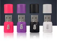 Högkvalitativ C286 Gratis frakt 100PCS / Lot USB 2.0-kortläsare Micro SD / TF-kortläsare - Blandad färg