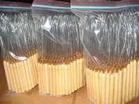 Free shipping 100 pcs loop pulling needle micro hair extensions tools for wooden handle threader
