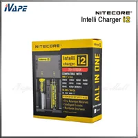 100% Original Nitecore I2 Charger I2 Variable Li-ion Battery 26650 22650 18650 18350 14500 Charger With Digital LCD Display for Ecig Battery