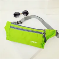 Unisex Koşu Bum Çanta Seyahat Handy Yürüyüş Spor Fanny Paketi Bel Kemeri Posta Kılıfı Ücretsiz Nakliye