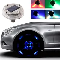 AUDEW 1 Pcs Car Auto 4 Cores 12 LED Flash De Energia Solar Roda Luz Pneu Lâmpada Decoração Luz