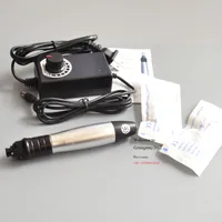 MYM électrique Derma Pen électrique Derma Stamp Micro aiguille rouleau avec 12pcs cartouche d'aiguille