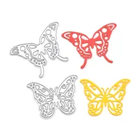 2 Teile / satz Metall Schmetterling Stanzformen Schablonen für DIY Fotoalbum Scrapbooking Dekorative Präge Papier Karten Ordner