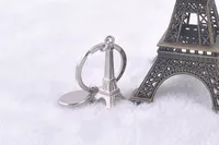Torre Eiffel da simulação do metal 3D Keychain da lembrança francesa Chaveiro de Paris Chaveiro Keyring