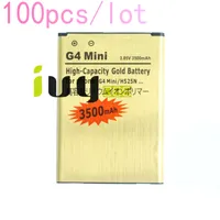 100 adet / grup BL-49SF BL49SF BL 49SF 3500 mAh Altın Yedek Pil LG G4 Mini G4C G4S H735T H525N G4Mini G4beat G4 Yendi Batterie