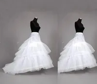 I lager! Ny 2016 Bröllopsklänningar 3-Hoops Petticoat Bridal Tillbehör Underskirt Crinoline Underdress Slip Billiga Bridal Petticoats Mo96