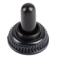 10 Unids / lote 6mm Componentes Electrónicos Negro de Goma Alternar pequeños interruptores sombreros Impermeable Boot Cover Cap B00049
