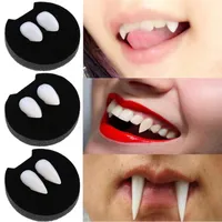 New Horrific 1 Pair Halloween cosplay Dentures Zombie Vampire Teeth Ghost Devil Fangs Props Costume Party Supplies