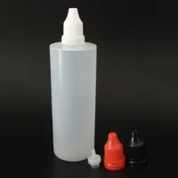 Nieuwe e sapflessen 120 ml LDPE Tamper Lids Lange Dunne Tip Plastic Lege Tamper Flessen Heetste VS, Canada, Au, VK