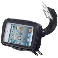 Vattentät motorcykelväska Bag bilmotor GPS-navigering Mobiltelefonhållare står för iPhone x 8 7 6s plus