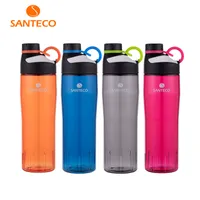 740ml Santeco Santi Oural Series Lightweight Water Bottle BPA Bibra Blacone Tritan Blacone Sport con manico O-ring