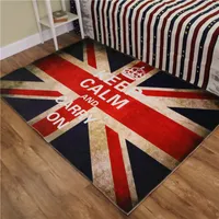 British Union Jack Drapeau Lunmi Salon Table basse Chambre à Chambre à coucher Carpet Chaise Tapis Tapis de tapis