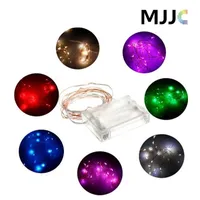 2M 3M 4M 5 M LED String Lights Batterij Operated LED Copper Wire String Fairy Light Wedding Christmas Outdoor Decoration