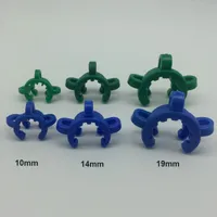 10mm 14mm 19mm Plastic Keck Clip Clips Laboratorium Lab Klem Clip Plastic Lock voor Glass Bongs Wate Pipes Adapter NC Groothandel