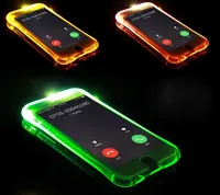 Neue weiche TPU LED-Blitz-Licht-Fall erinnern ankommende Anruf-Abdeckung für Samsung-Galaxie A3 A5 A7 A8 A9 2016 J5 J7 Anmerkung 4 5 S6 S7 Rand