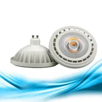 AR111 QR111 ES111 GU10 LED 램프 15W 입력 AC85-265V DC12V 스포트 라이트 속 빛 앰플 G53의 따뜻한 화이트 / 차가운 흰색 디 밍이 가능한 전구