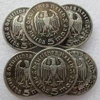 Deutschland 5 Reichsmark Hindenburg Eagle 1936 Splitterkopie-Münze