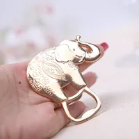 Lucky Elephant w kształcie Chrome Otwieracz do butelki Piwo Otwieracze Ślubne Przyspieszenia Dostawy Wine Favor Christmas Gift Nowy