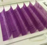 Saeshine 다채로운 클래식 래쉬 확장 한국 무지개 색깔 개별 속눈썹 확장 속눈썹