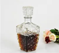 1pc 2016 Luxe Glas Whisky Liquor Wine Drinks Decanter Crystal Bottle Wine Carafe Gift 500ml J1081
