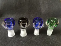 1 Pcs Grosso dragão garra macho e famale conjunta tigela de vidro de cristal para bongos de vidro tubos de água 14.4mm 18.8mm