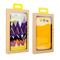 100PCs Universal Mobiltelefon Väska Paket PVC Transparent Plast Retail Packaging Box för iPhone5 / 6 / Samsung Cell Phone