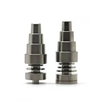 Acessórios de e-cig Domless gr2 titanium dab unhas 6in1 unhas machos fêmeas para plataformas de óleo Bongos de vidro cigarros de alta qualidade