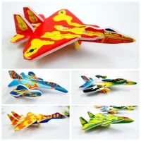 360pcs / lot Mini avion de chasse modèle papier 3D puzzles jouets pour enfants cadeau Intelligence jouets