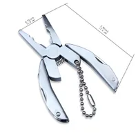 Multifunktions-Werkzeug-Messer-Schlüssel-Kiefer-Schraubendreher-Zangen-Schlüssel im Freiengang