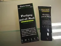 Shills Derin Temizlik Siyah Maske Gözenek Temizleyici 50 ml Arındırıcı Peel-Off Maskesi Siyah Nokta Yüz Maskeleri Ücretsiz