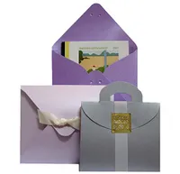 Envelopes personalizados para o presente Kraft / papel de alta qualidade offset / sem madeira para o negócio / cartões postais / Divulgação / Gift Maker DL / ZL / C4 / C5 tamanho (XF-04)