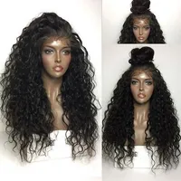 250% Dichte Curly 360 Spitze Frontal Brasilianische Haarperücken Natürliche Haaranleitung Prepucked Malaysian Remy Front Human Perücke Diva1