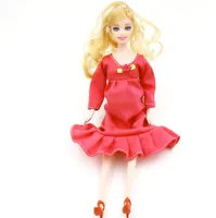 Educativo caldo di vendita reale in gravidanza abiti bambola mamma delle bambole con un bambino nella sua pancia per il regalo Barbie Girls gioca il migliore di alta qualità