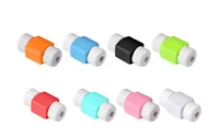 Universal Silikon Kabelschoner Silikon USB Ladegerät Kabel Kopfhörer Kabel Schutzfolie candy Farbe für iphone 7 6 s 5 se samsung