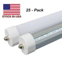 Tube à LED de 8 pieds Single PIN FA8 T8 LED Tubes LED Lumière 8 FT 8Feet 45W LED lumières Lampe de tube SMD2835 AC85-265V stock en US