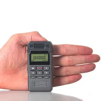 Enregistreur vocal numérique MINI Dictaphone avec prise en charge du lecteur MP3 Enregistrement LIN-IN et enregistrement téléphonique dans une boîte de vente au détail
