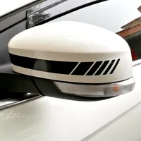 Yourart Rückspiegelspiegel Aufkleber Dekor Rückansicht Spiegel Vinyl Auto Aufkleber und Abziehbilder Auto Styling für Mercedes Benz AMG GLA GLK