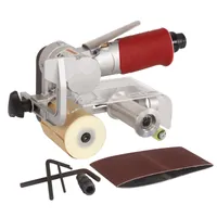 portable pneumatic sand belt machine power tools 60X260mm air sanding polishing tank drawing sander wind grinding tool