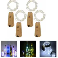 Umlight1688 10LED 20LED Lamp Cork Shaped Bottle Stopper Light Glass Wine LED Copper Wire String Lights For Xmas Party Wedding Halloween