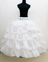 Snabb frakt 2019 Ny Bridal Petticoat Cascading Ruffles Ball Gown Petticoat Tre Crinoline Petticoat Under Bridal Bröllopsklänningar