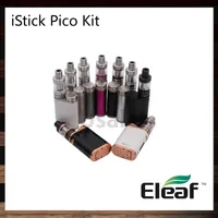 Eleaf iStick Pico Kit Firmware mise à jour avec le mod 75W Réservoir VW Bypass TC 4 ml Mleo III 2 ml Melo 3 Mini-réservoir 100% d'origine